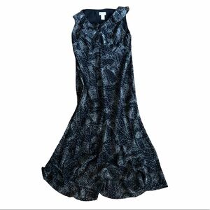 Ann Taylor Loft Floral Print Maxi Sleeveless Dress - Size: 4